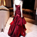 VIANNE - Glamorous Ruffled Maxi Dress