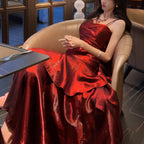 VIANNE - Glamorous Ruffled Maxi Dress