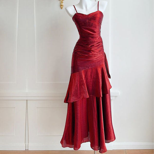 VIANNE - Glamorous Ruffled Maxi Dress