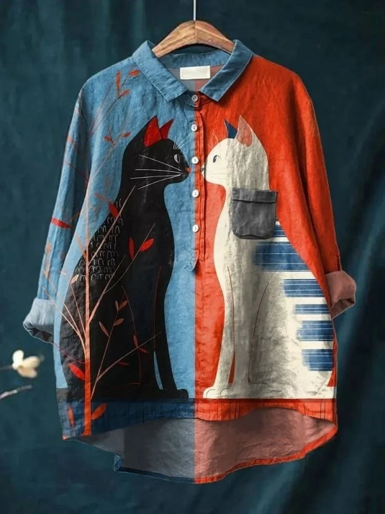 AMARI - Cat Art Shirt