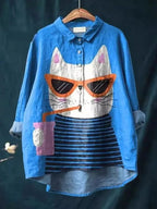 AMARI - Cat Art Shirt