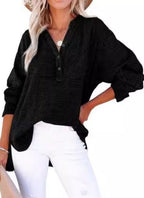 AYLA – Casual V-Neck Blouse