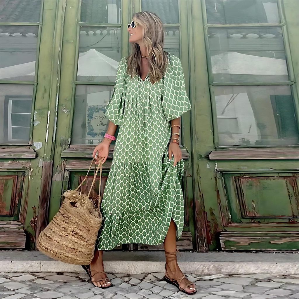 SABINE - Boho Chic Maxi Dress