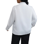 JANELA – Sophisticated Long Sleeve High Neck Blouse
