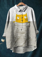 AMARI - Cat Art Shirt