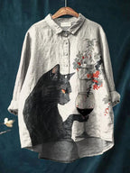 AMARI - Cat Art Shirt