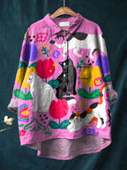 AMARI - Cat Art Shirt