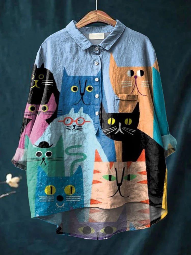 AVERY - Cat Art Shirt