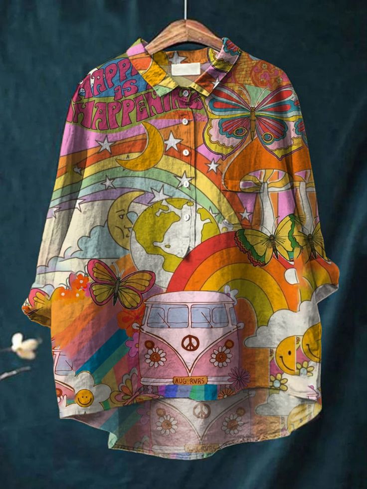 CLAUDINE - Serene Art Shirt