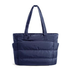 NADINE - Puffy Bubble Tote Bag for Women Quilted Laptop Shoulder Handbag