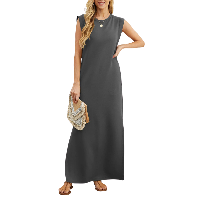 VIA – Casual Loose Maxi Long Dress