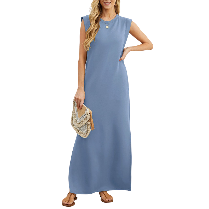 VIA – Casual Loose Maxi Long Dress