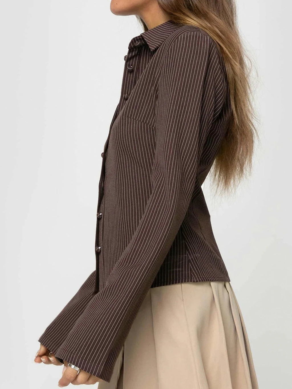 RACHEL - Stylish Button-Up Top