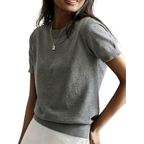 JENNY - Classic Round Neck Casual Top