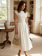 LENNORA – Sleek Open-Back Maxi Dress