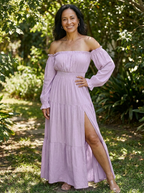 MEADOW – Bohemian Off-Shoulder Layered Maxi