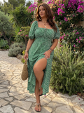 SANDRA – Trendy Plus Size Floral Print Dress