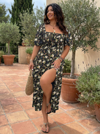 SANDRA – Trendy Plus Size Floral Print Dress