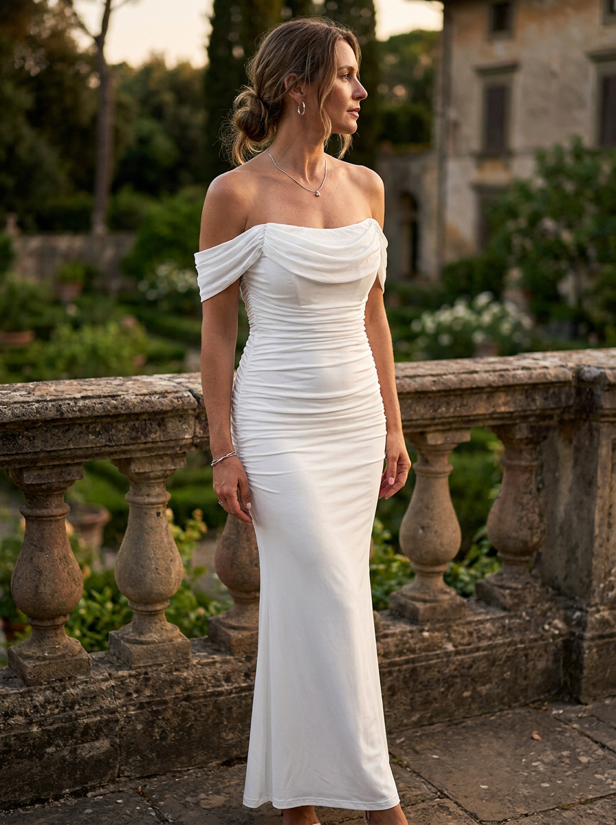 PRIMROSE – Stylish One-Shoulder Corset Mesh Dress