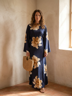 ALON– Modest Floral Loose Fit Maxi Dress