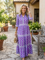 ALYANA- Chain Link Midi Dress