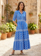 ALYANA- Chain Link Midi Dress
