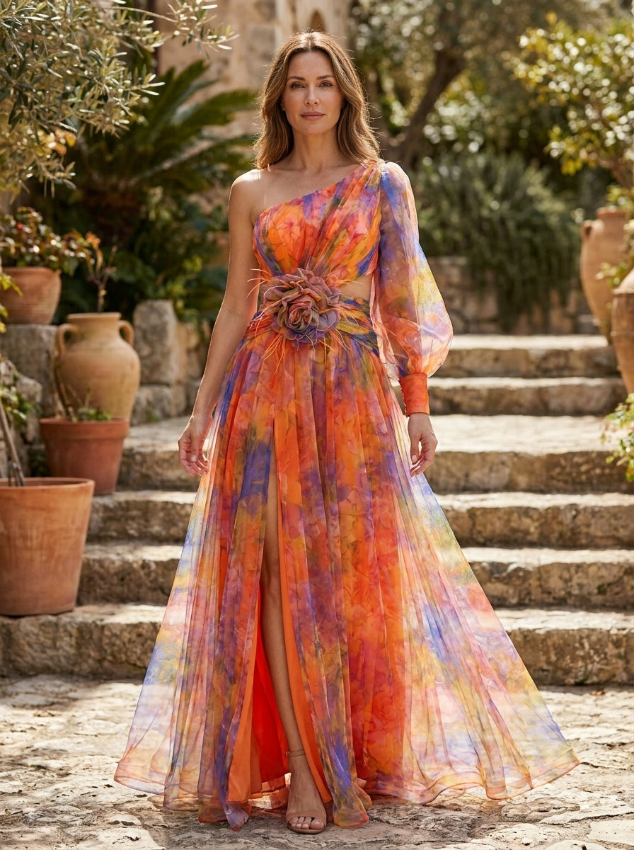 Cecelia | Elegant Split Dress