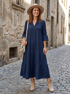 STELLA - Casual V-Neck Summer Maxi Dress