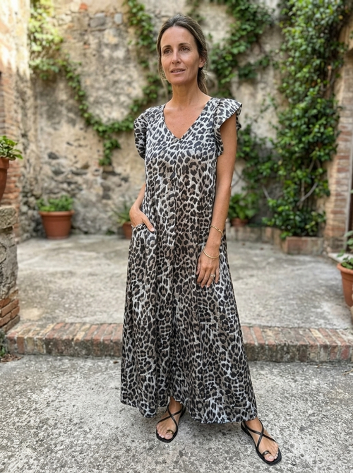 CASSANDRA - Trendy V-Neck Jumpsuit