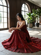 VIANNE - Glamorous Ruffled Maxi Dress