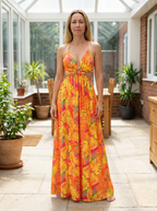 VANINA Radiant Floral Maxi Dress