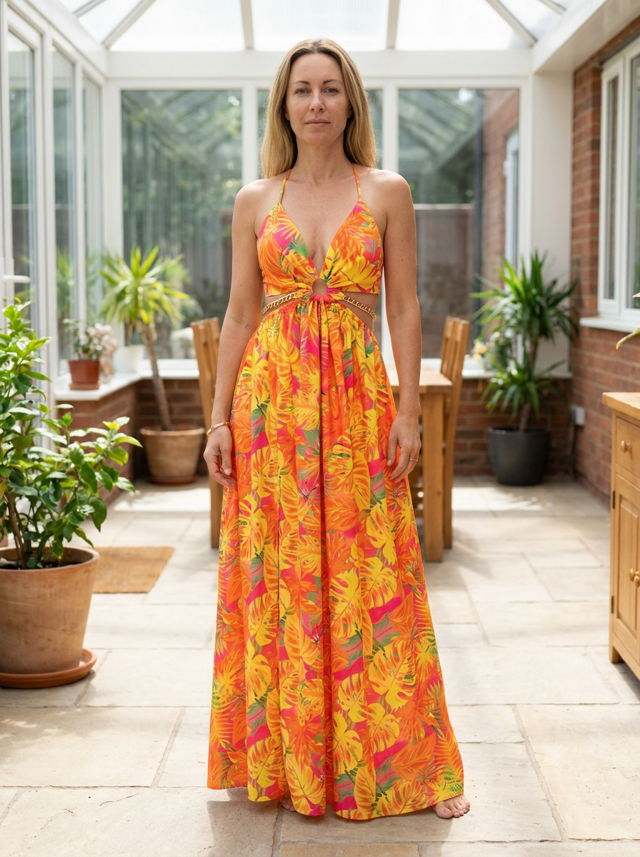 VANINA Radiant Floral Maxi Dress