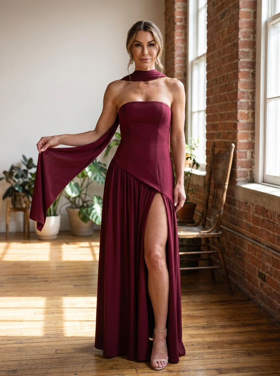 LINDSAY - Elegant Sleeveless Bodycon Maxi Party Dress