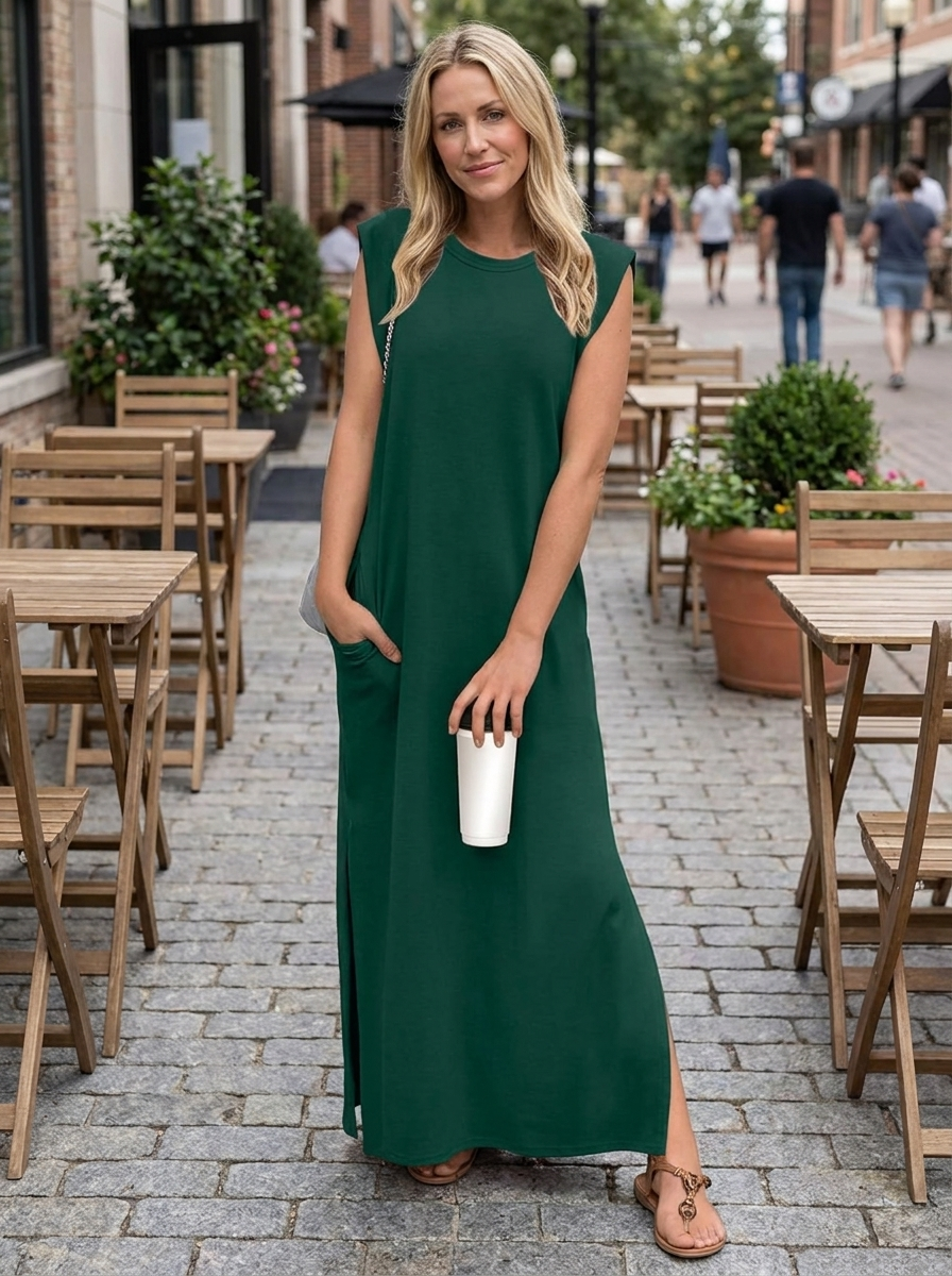 WREN – Breezy Split Pocket Maxi Dress