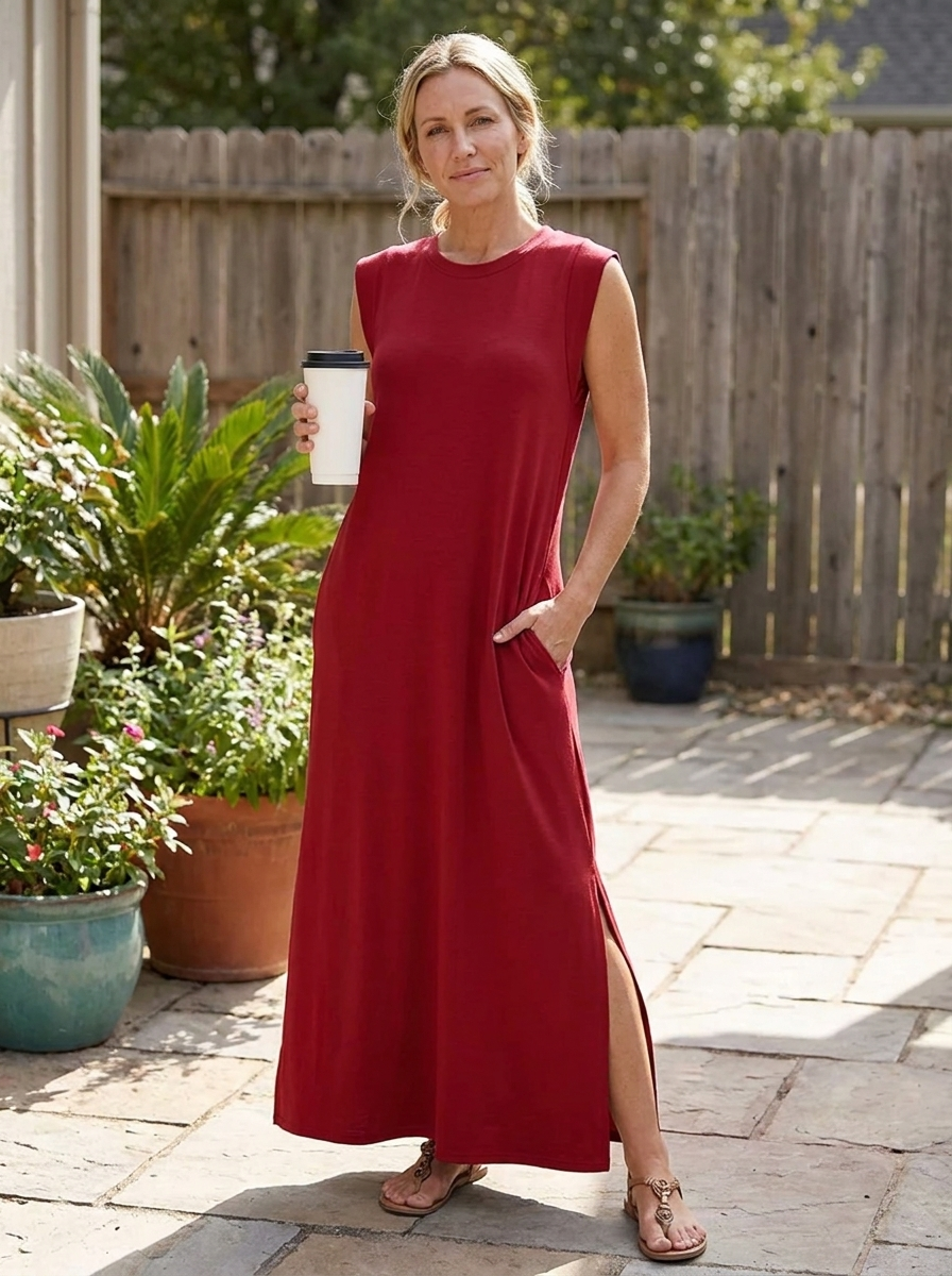 WREN – Breezy Split Pocket Maxi Dress