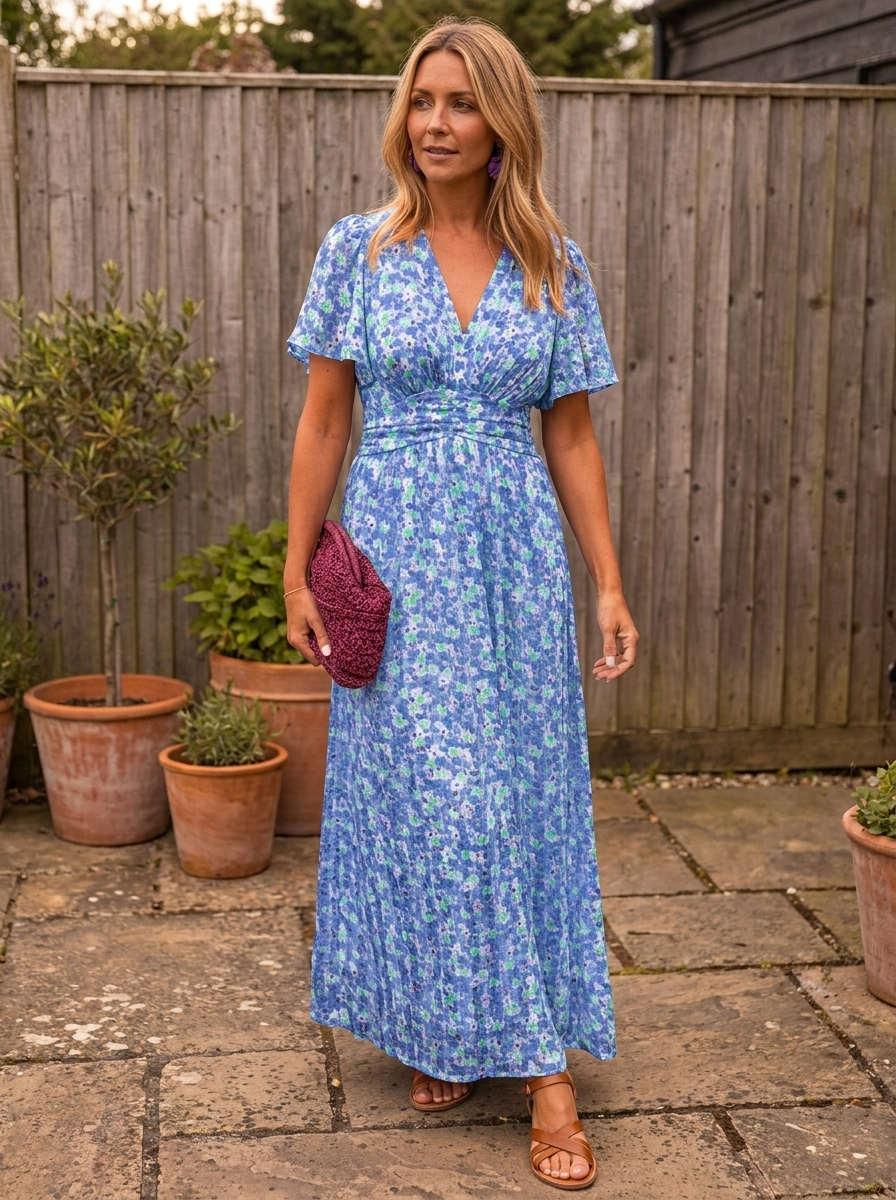 FREYJA – Classic V-Neck Dress