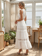 MAIKA - Lace V-Neck Dress