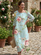 SHAE - Elegant Floral Maxi Dress