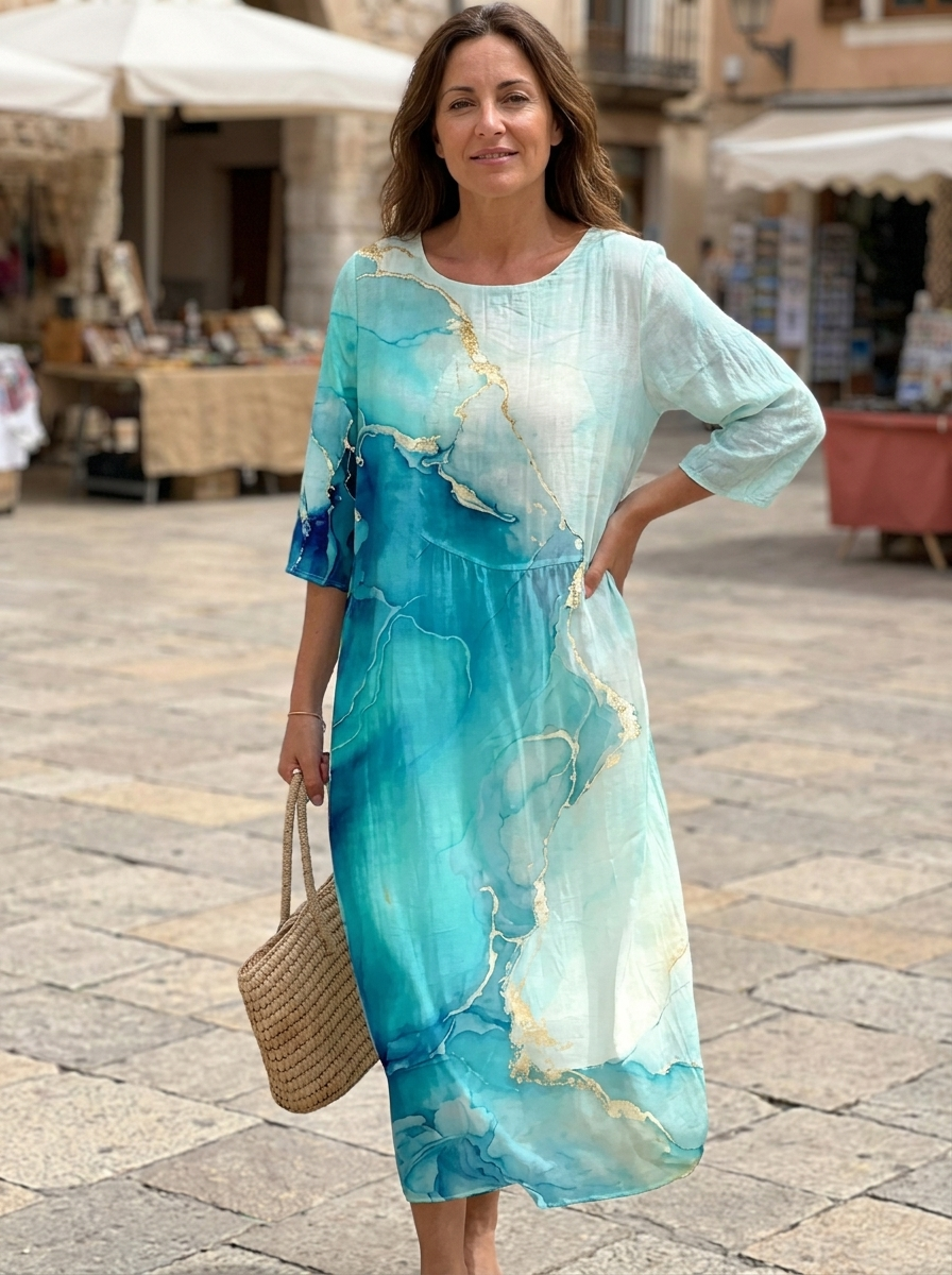 SHAE - Elegant Floral Maxi Dress
