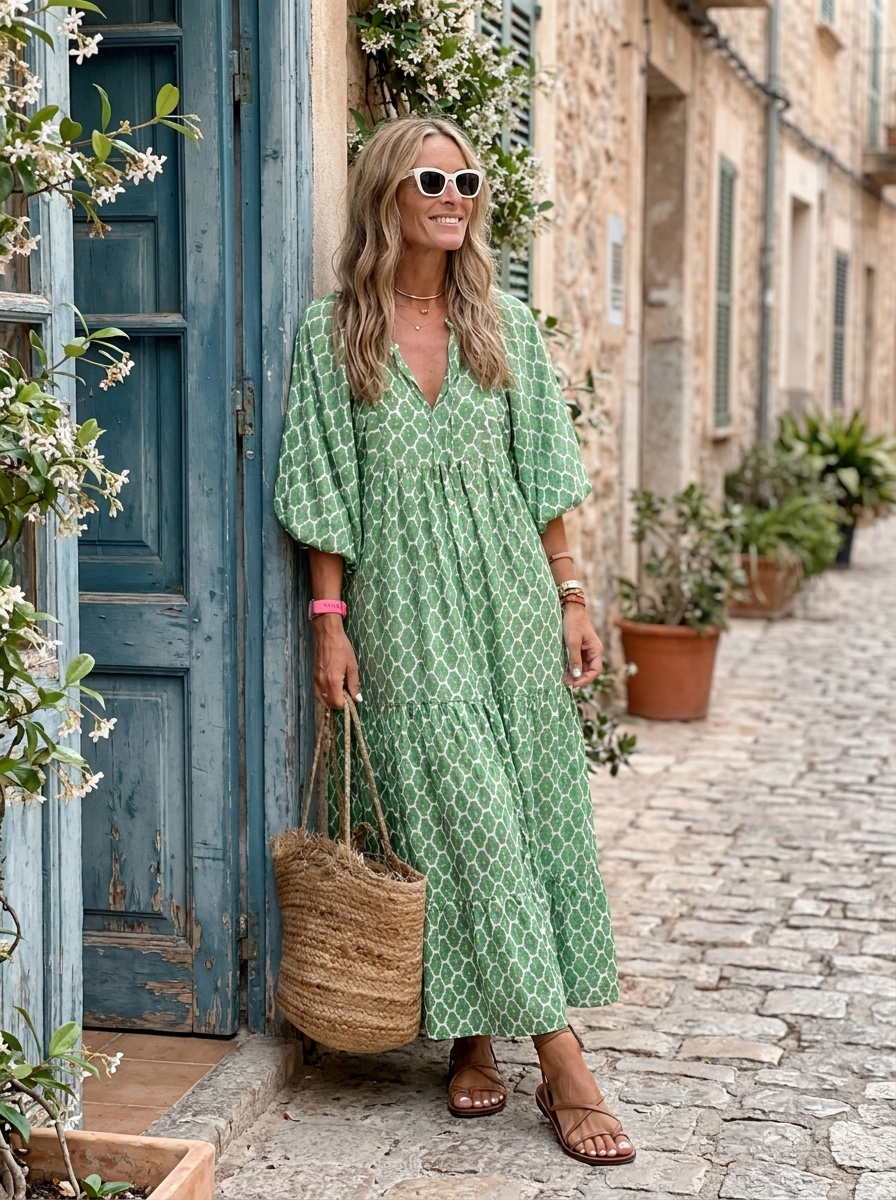 SABINE - Boho Chic Maxi Dress