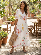 CASSIA - Boho Tummy Coverage Dress