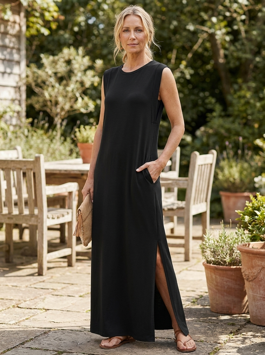 VIA – Casual Loose Maxi Long Dress