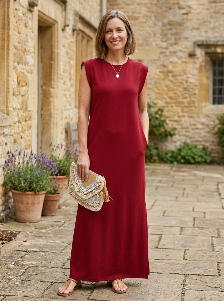 VIA – Casual Loose Maxi Long Dress