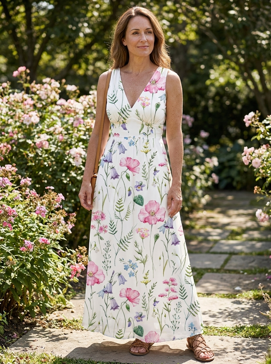 MIRIANNE - Timeless Floral Maxi Dress