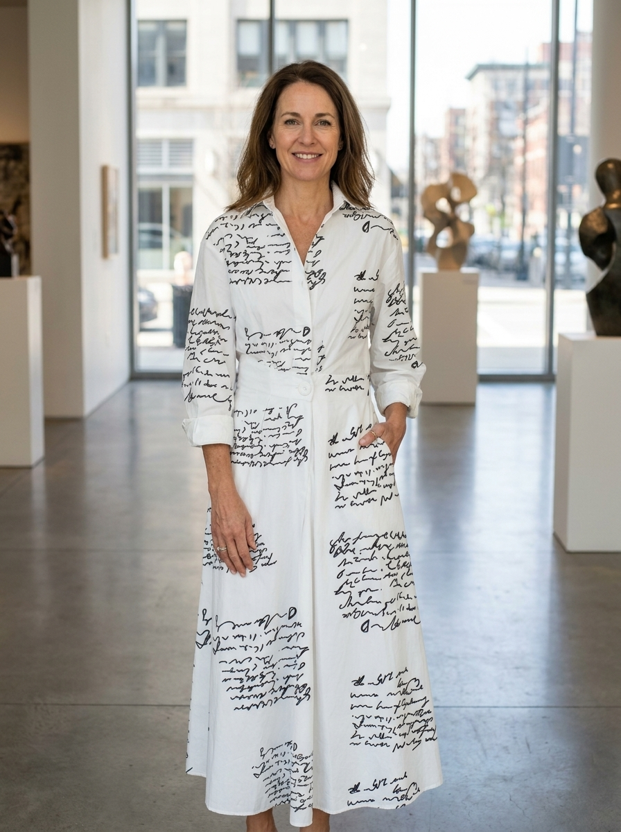 SOFER - Elegant Front Wrap Collared Maxi Dress