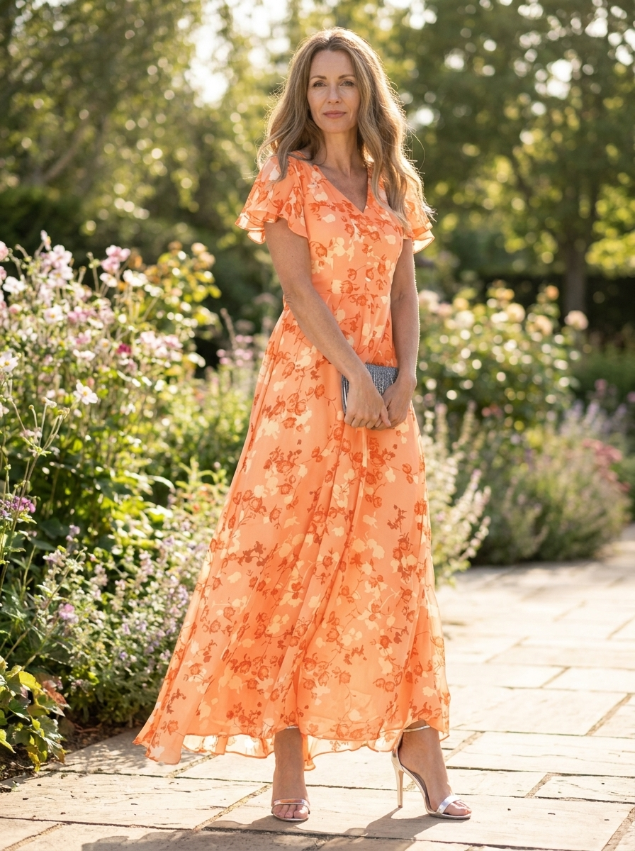 BRENDA – Flowing Floral Maxi Dress