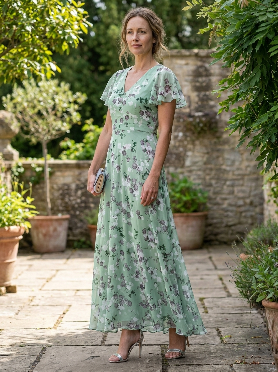 BRENDA – Flowing Floral Maxi Dress
