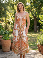 OTTILIE – Boho Floral Print Sleeveless Dress