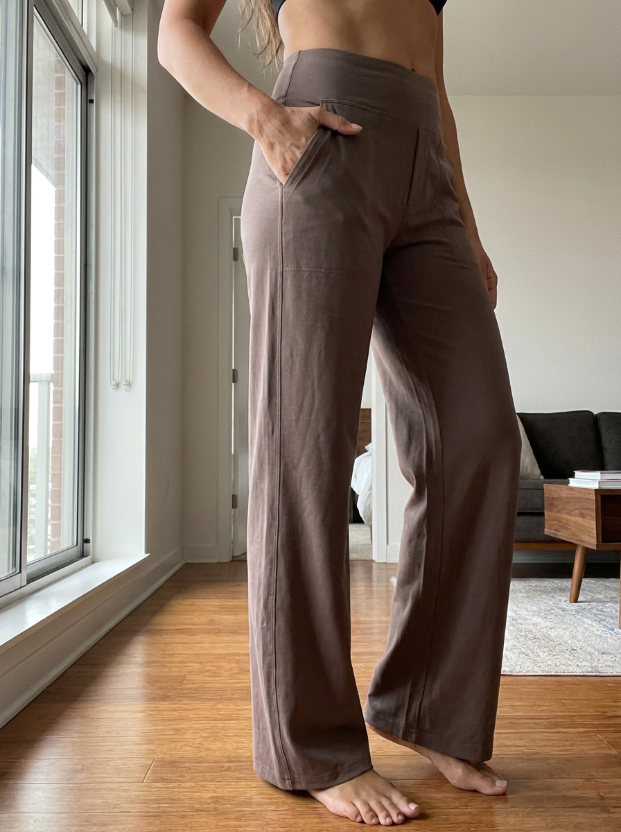 WHITNEY - Comfortable High-Waist Wide Leg Pants for Yoga and Outdoor Fun