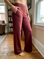 WHITNEY - Comfortable High-Waist Wide Leg Pants for Yoga and Outdoor Fun